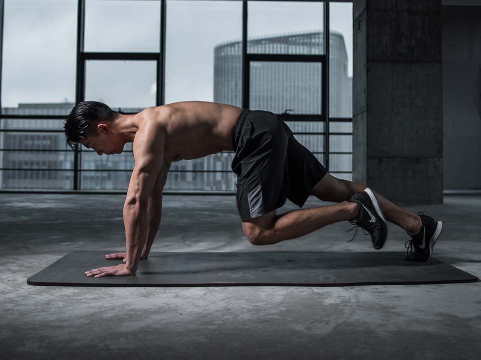 Man Strength Training