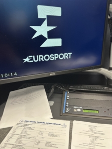 Eurosport Commentator for skating grand prix 2025 notes